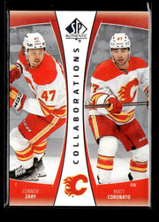 2025-26 UD SP Authentic Hockey Collaborations Connor Zary / Matt Coronato