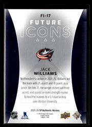 2025-26 Upper Deck SP Authentic Hockey Future Icons #FI-17 Jack Williams /399 (2)