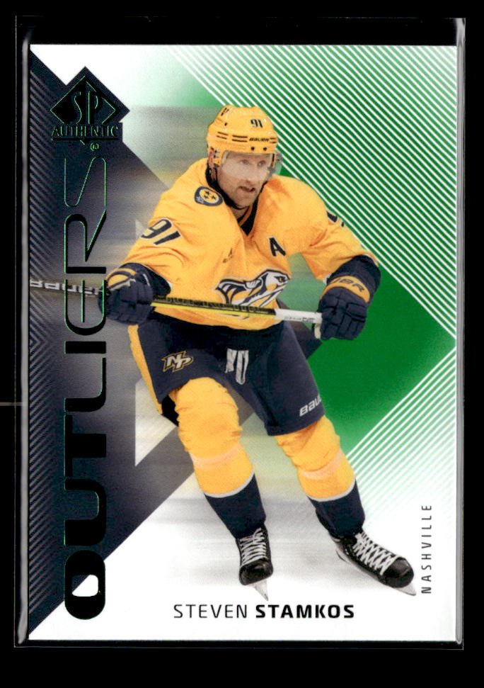 2025-26 Upper Deck SP Authentic Hockey Outliers Green #O-12 Steven Stamkos