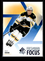 2025-26 Upper Deck SP Authentic Hockey Freshman Focus Blue Rookie Riley Duran
