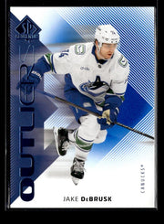 2025-26 Upper Deck SP Authentic Hockey Outliers Blue #O-21 Jake DeBrusk