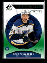 2025-26 SP Authentic Future Watch Limited Green Rookie #126 Dalibor Dvorsky /199
