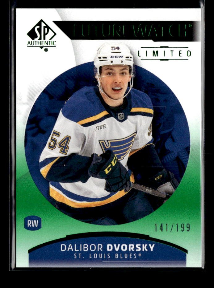2025-26 SP Authentic Future Watch Limited Green Rookie #126 Dalibor Dvorsky /199