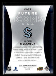 2025-26 Upper Deck SP Authentic Hockey Future Icons #FI-27 Jacob Melanson /399 (2)