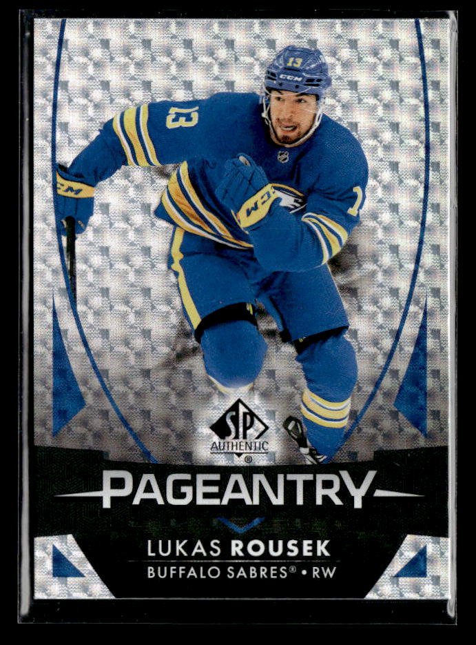 2023-24 Upper Deck SP Authentic Hockey Pageantry #P-80 Lukas Rousek