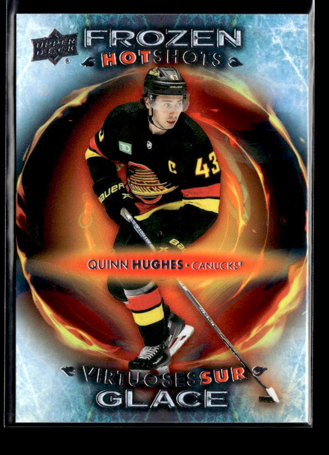 2024-25 Upper Deck Tim Hortons Hockey Frozen Hot Shots #FH-13 Quinn Hughes