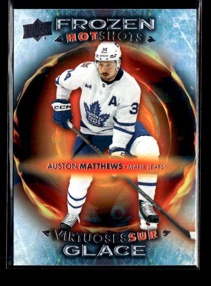 2024-25 Upper Deck Tim Hortons Hockey Frozen Hot Shots #FH-17 Auston Matthews
