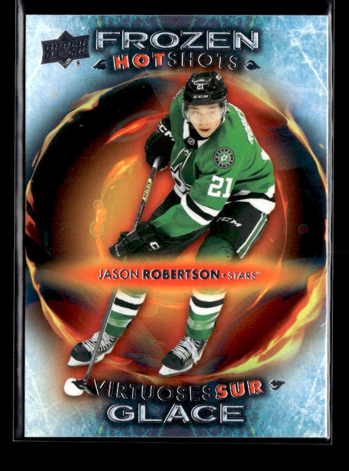 2024-25 Upper Deck Tim Hortons Hockey Frozen Hot Shots #FH-16 Jason Robertson