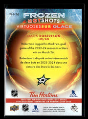 2024-25 Upper Deck Tim Hortons Hockey Frozen Hot Shots #FH-16 Jason Robertson (2)