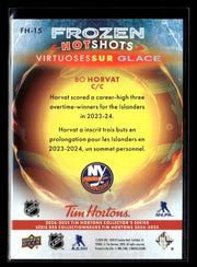 2024-25 UD Tim Hortons Collector's Series Frozen Hot Shots Bo Horvat (2)