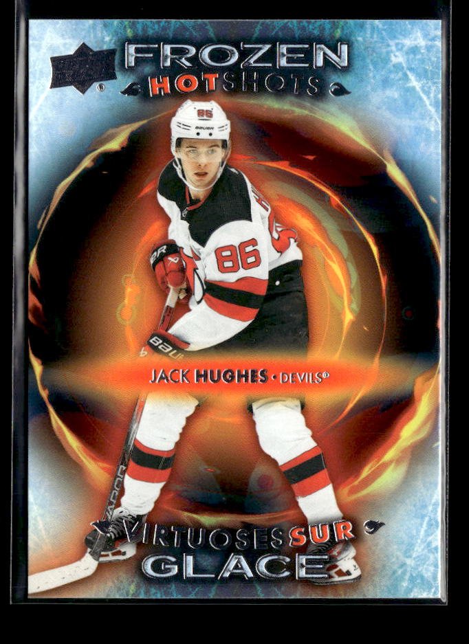 2024-25 Upper Deck Tim Hortons Hockey Frozen Hot Shots #FH-2 Jack Hughes