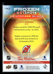 2024-25 Upper Deck Tim Hortons Hockey Frozen Hot Shots #FH-2 Jack Hughes (2)