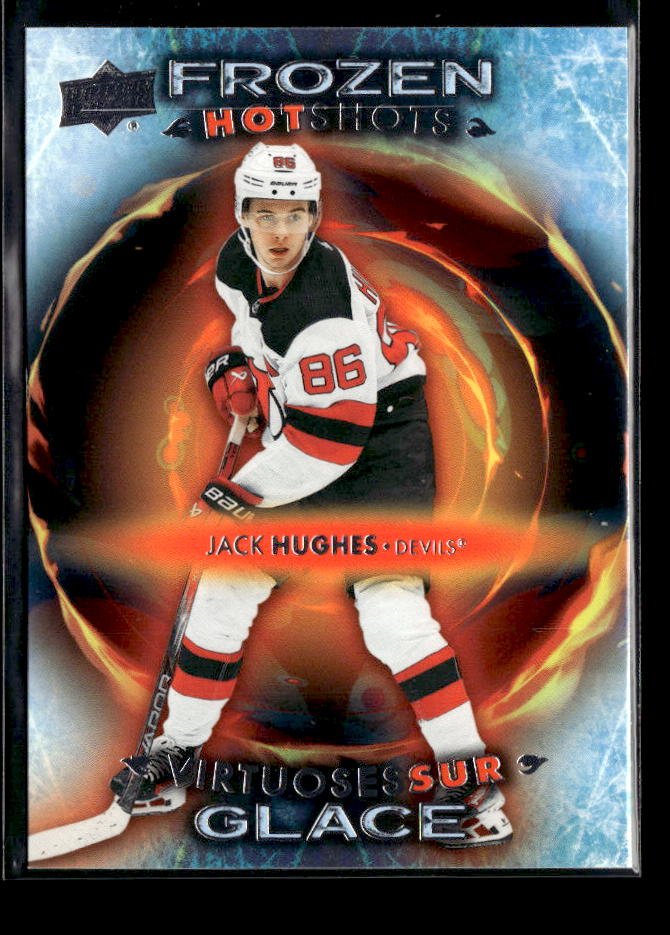 2024-25 UD Tim Hortons Collectors Series Hockey Frozen Hot Shots Jack Hughes