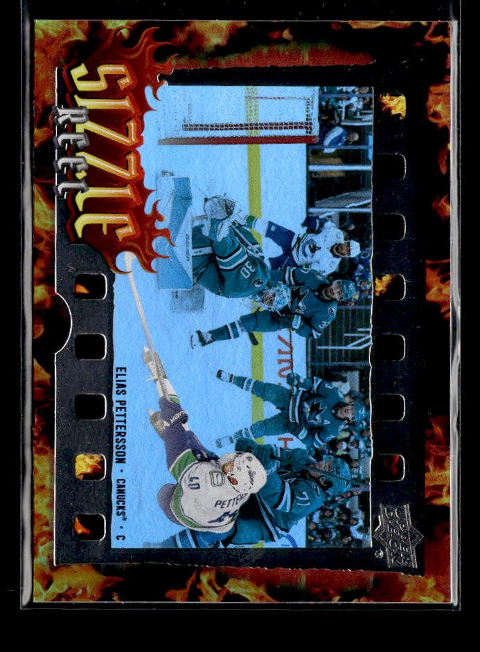 2026-27 Upper Deck Series 1 Hockey Sizzle Reel #SR-11 Elias Pettersson