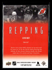 2026-27 Upper Deck Series 1 Hockey Repping #RP-25 Jesper Bratt (2)