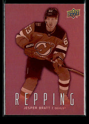 2026-27 Upper Deck Series 1 Hockey Repping #RP-25 Jesper Bratt