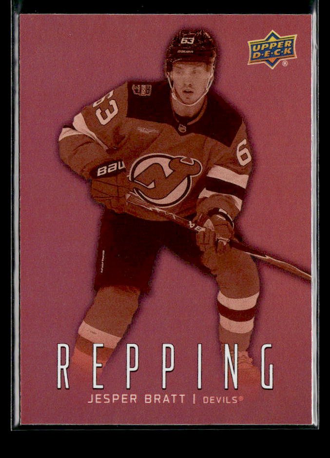 2026-27 Upper Deck Series 1 Hockey Repping #RP-25 Jesper Bratt