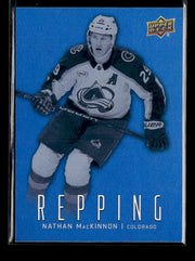 2026-27 Upper Deck Series 1 Hockey Repping #RP-6 Nathan MacKinnon