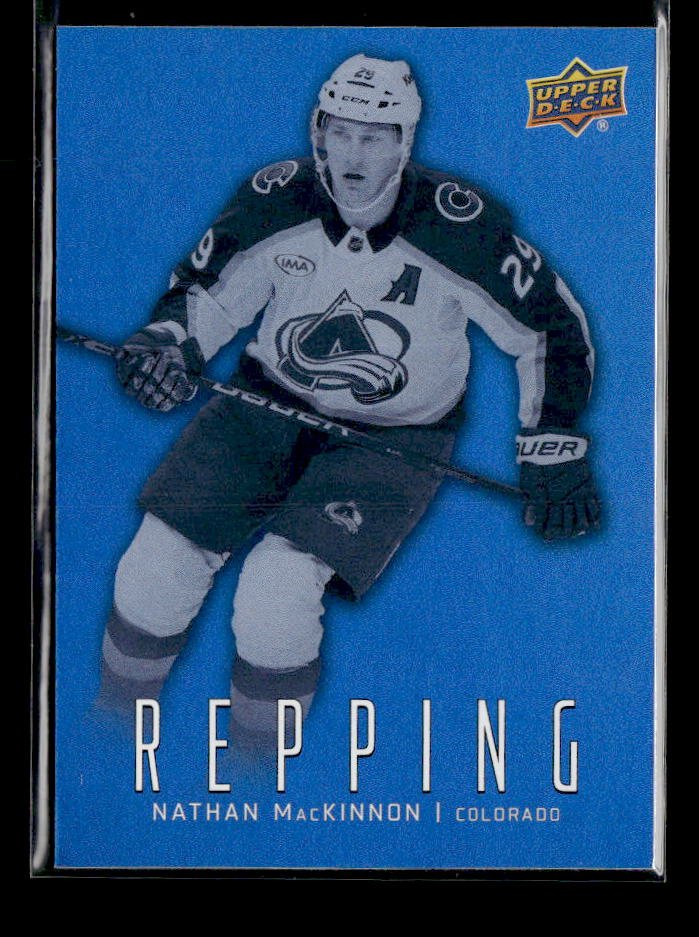 2026-27 Upper Deck Series 1 Hockey Repping #RP-6 Nathan MacKinnon