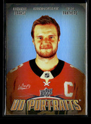 2026-27 Upper Deck Series 1 Hockey UD Portraits #P-1 Aleksander Barkov