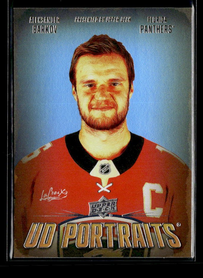 2026-27 Upper Deck Series 1 Hockey UD Portraits #P-1 Aleksander Barkov