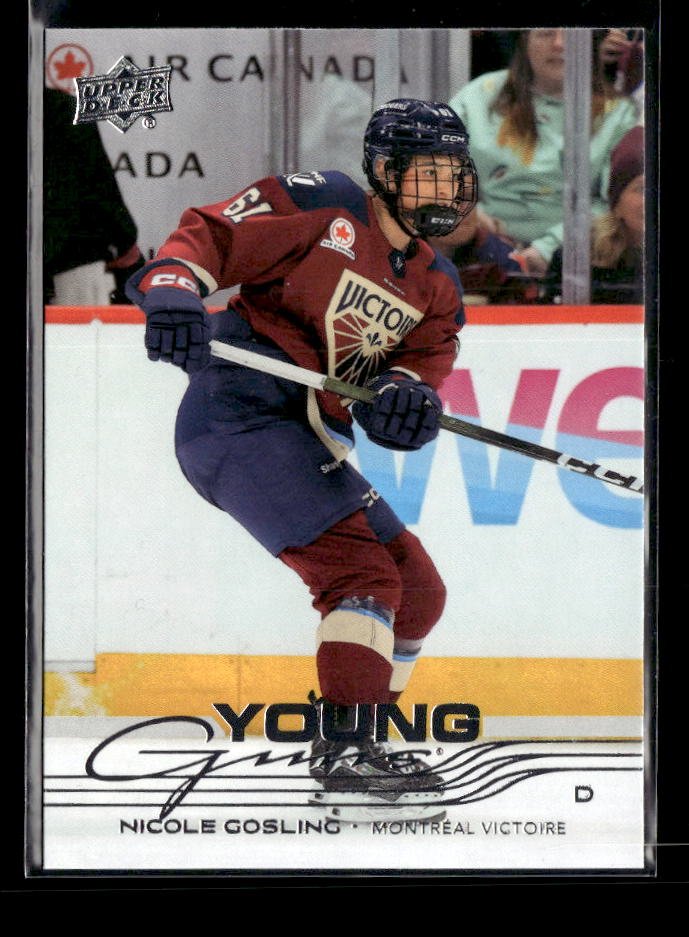 2025-26 Upper Deck PWHL Hockey Young Guns #68 Nicole Gosling Rookie