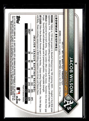 2025 Bowman Chrome Baseball Red Rookie #9 Jacob Wilson RC (2)