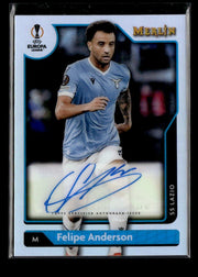 2021-22 Topps Merlin Chrome Soccer AUTO Refractor #A-FA Felipe Anderson