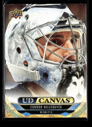 2024-25 Upper Deck Series 2 Hockey Canvas #C152 Connor Hellebuyck