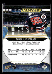 2024-25 Upper Deck Series 2 Hockey Canvas #C152 Connor Hellebuyck (2)