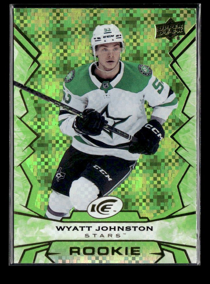 2022-23 Upper Deck Ice Green Rookie #109 Wyatt Johnston