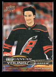 2025-26 Upper Deck Series 1 Hockey UD Canvas Young Guns Rookie #C-91 Ryan Suzuki