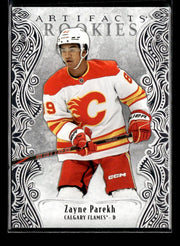 2025-26 Upper Deck Artifacts Hockey Rookies Lime Green #180 Zayne Parekh /125