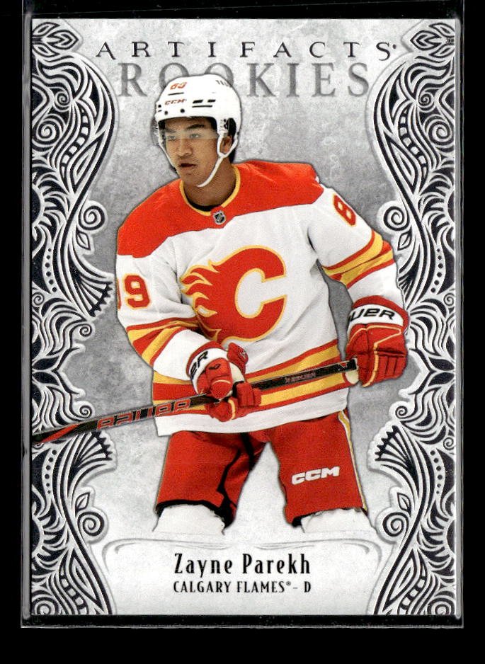 2025-26 Upper Deck Artifacts Hockey Rookies Lime Green #180 Zayne Parekh /125