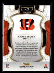 2025 Panini Select Football Concourse #59 Chase Brown (2)