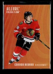 2025-26 Upper Deck Allure Hockey Color Flow Red-Orange #CF-8 Connor Bedard