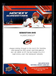 2024-25 Upper Deck National Hockey Card Day Rookie Moments Sebastian Aho (2)