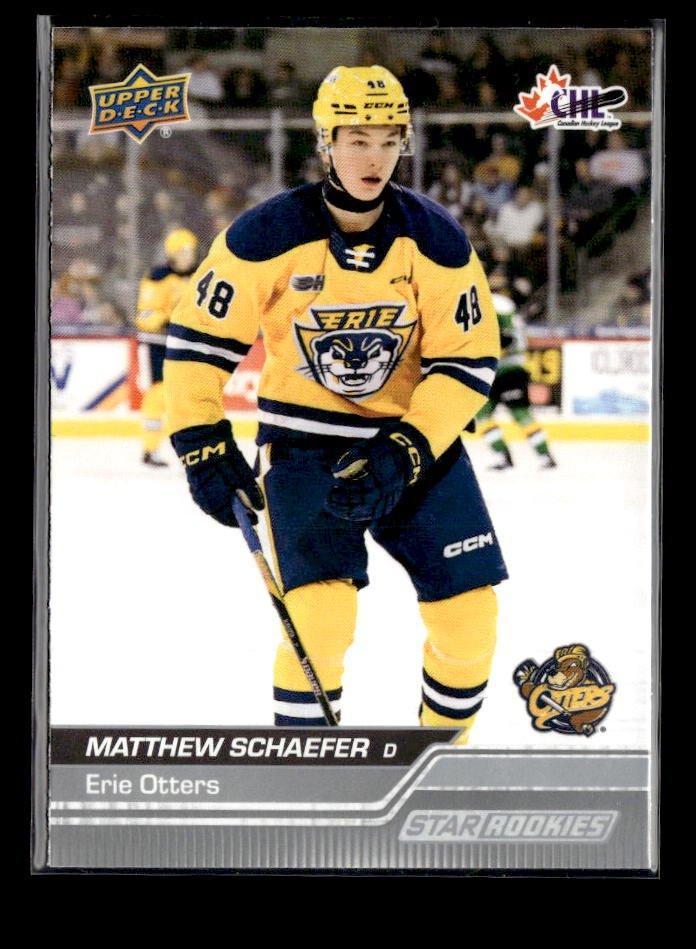 2023-24 Upper Deck CHL Hockey Star Rookies #362 Matthew Schaefer Rookie