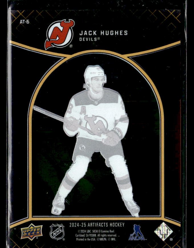 2024-25 Upper Deck Artifacts Hockey Antiquity #AT-6 Jack Hughes (2)