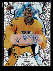 2021-22 Upper Deck Ice Hockey AUTO #74 Juuse Saros