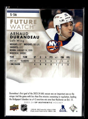2023-24 SP Authentic Hockey Future Watch Gold Rookie Arnaud Durandeau /50 (2)