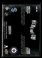 2026-27 Upper Deck Series 1 Hockey Here We Go! #WE-18 Matty Beniers/ Vilardi (2)