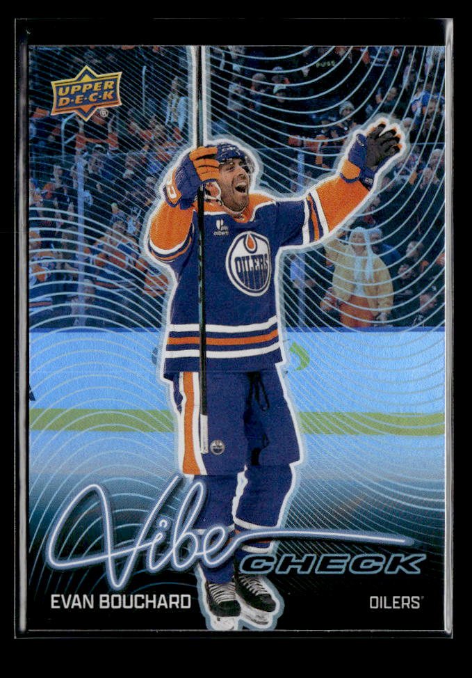 2026-27 Upper Deck Series 1 Hockey Vibe Check #VC-34 Evan Bouchard