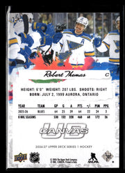 2026-27 Upper Deck Series 1 Hockey Canvas Robert Thomas (2)