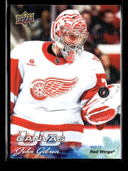 2026-27 Upper Deck Series 1 Hockey Canvas #C-25 John Gibson