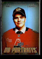 2026-27 Upper Deck Series 1 Hockey UD Portraits #P-5 Anton Frondell