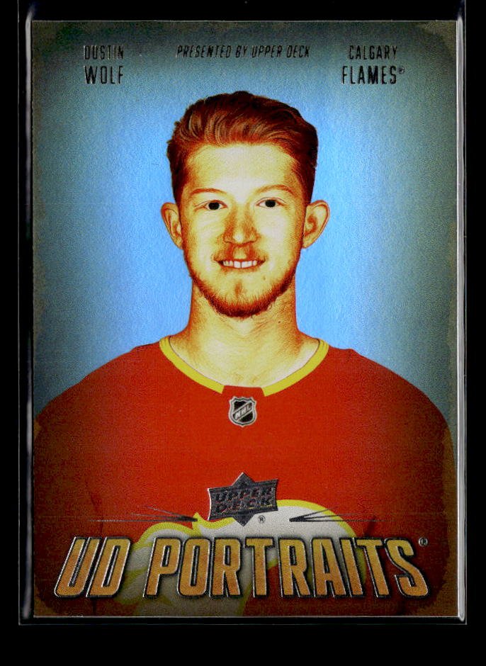 2026-27 Upper Deck Series 1 Hockey UD Portraits #P-10 Dustin Wolf