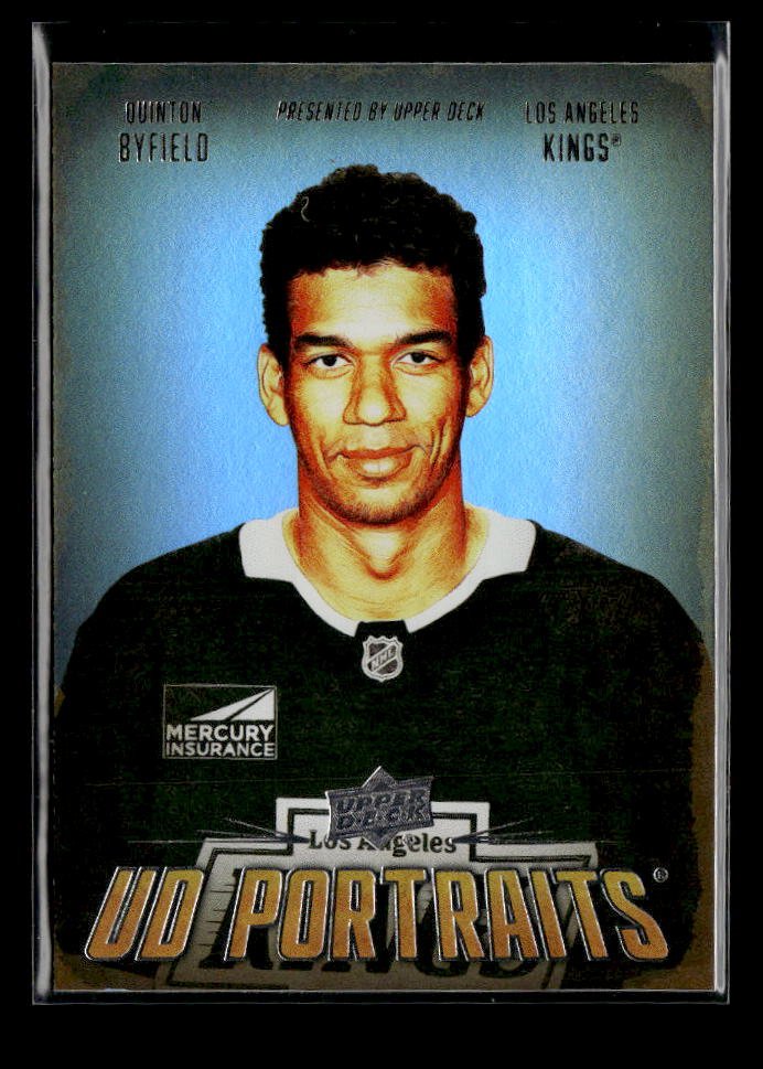 2026-27 Upper Deck Series 1 Hockey UD Portraits #P-16 Quinton Byfield