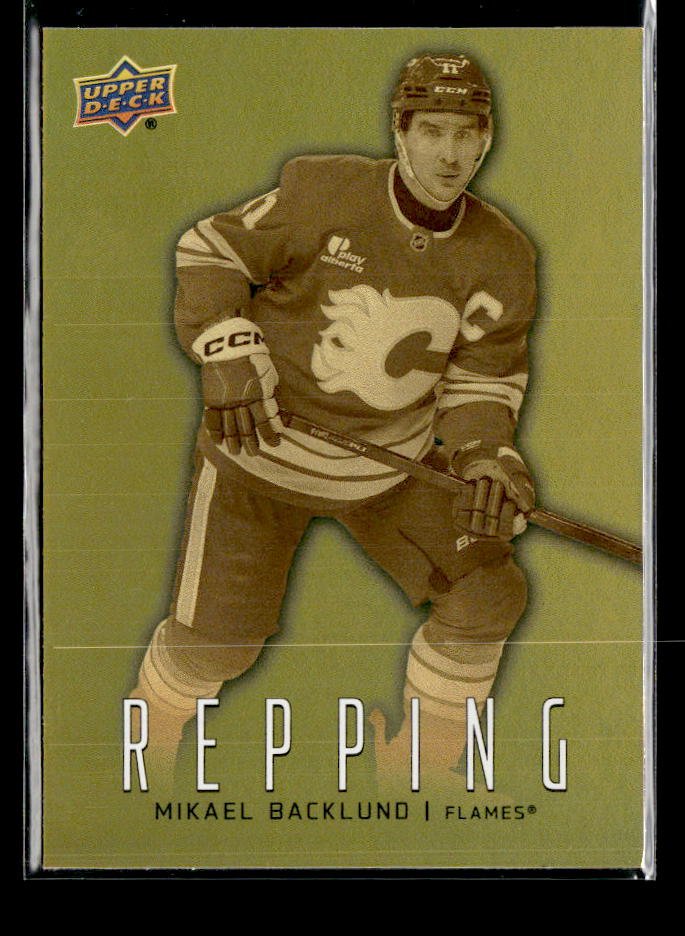 2026-27 Upper Deck Series 1 Hockey Repping #RP-24 Mikael Backlund