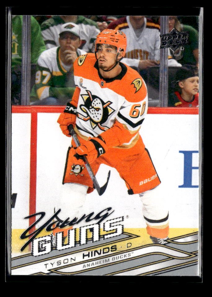 2026-27 Upper Deck Series 1 Hockey Young Guns Rookie #205 Tyson Hinds
